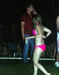 Indian Damsels at Pool Soiree