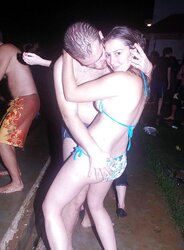 Indian Damsels at Pool Soiree