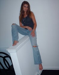 Amanda Torn Denim