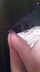 Ebony and White Nightie