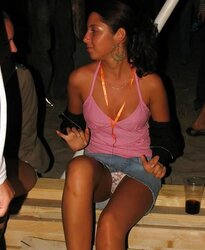 Upskirt White Undies