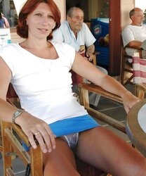 Upskirt White Undies