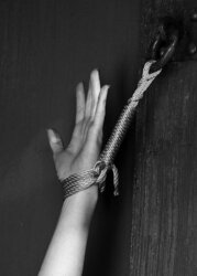Restrain Bondage art session ...