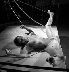Restrain Bondage art session ...