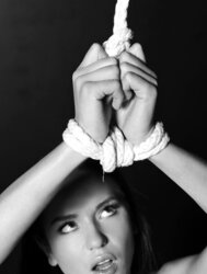 Restrain Bondage art session ...