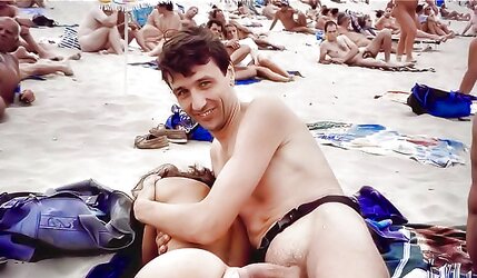 Gang Fuck-Fest Inexperienced Beach #rec Voyeur G