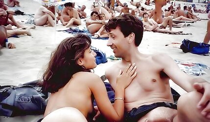 Gang Fuck-Fest Inexperienced Beach #rec Voyeur G