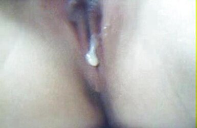 Korean dame stroking at home