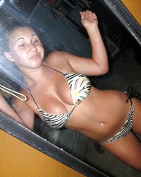 Teenager black-haired hefty knockers awesome assets