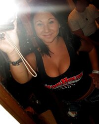 Teenager black-haired hefty knockers awesome assets