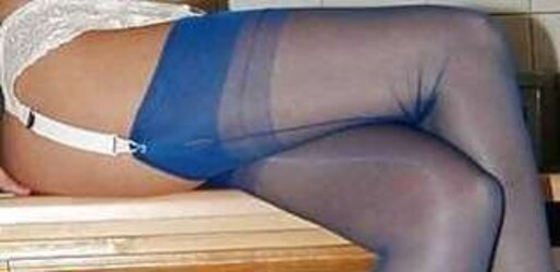 Sylvia displays more stocking tops