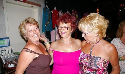 Mature and Grannies clad bikinis and undergarments