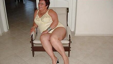 Mature and Grannies clad bikinis and undergarments