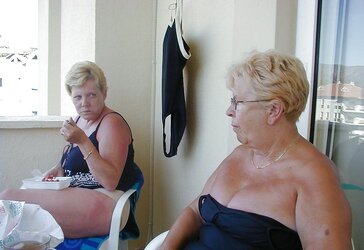 Mature and Grannies clad bikinis and undergarments