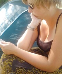 More bosom downblouse photos of my ex gf