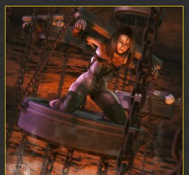Arcas is talented with a computer and makes exciting 3d BONDAGE & DISCIPLINE