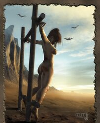 Arcas is talented with a computer and makes exciting 3d BONDAGE & DISCIPLINE