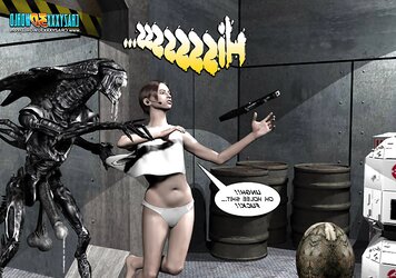 3D Comic: Spermaliens 1. Part
