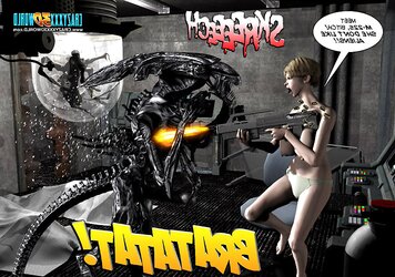 3D Comic: Spermaliens 1. Part