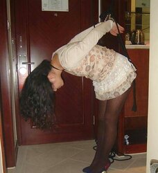 Trussed up in stockings