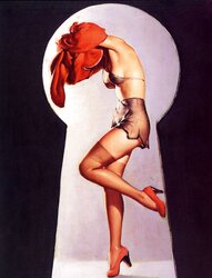Vintage Pinch Up Art