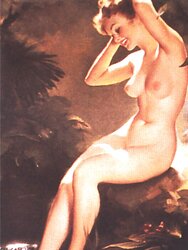 Vintage Pinch Up Art