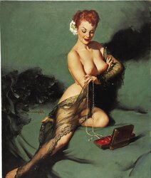 Vintage Pinch Up Art
