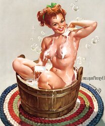 Vintage Pinch Up Art