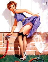 Vintage Pinch Up Art