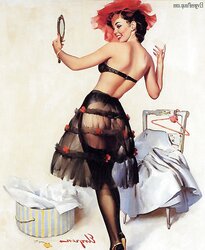 Vintage Pinch Up Art