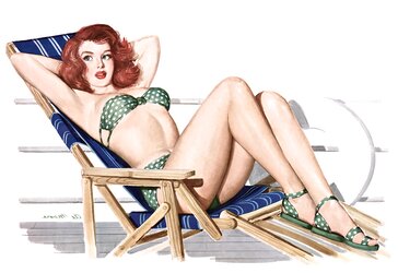 Vintage Pinch Up Art