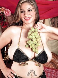 Buxomy Tummy Dancer Jasmine Shiraz In A Harem