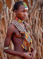 Africa gals display breasts