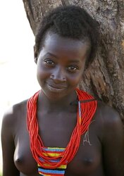 Africa gals display breasts