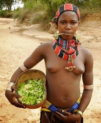 Africa gals display breasts