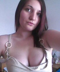 Gigantic tited brown-haired