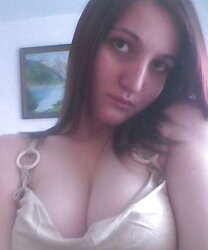 Gigantic tited brown-haired
