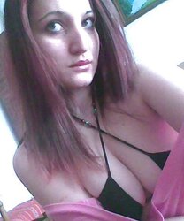Gigantic tited brown-haired