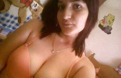 Gigantic tited brown-haired