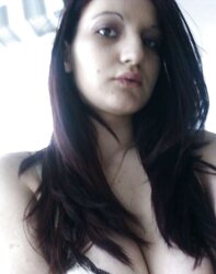 Gigantic tited brown-haired