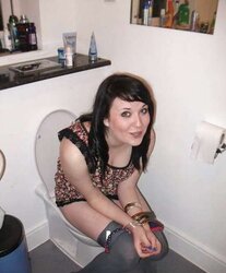 Caught on the loo ( but not weeing ))