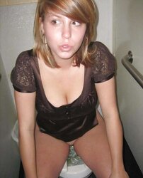 Caught on the loo ( but not weeing ))