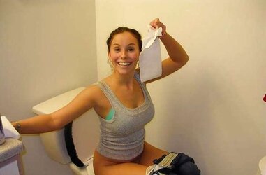 Caught on the loo ( but not weeing ))