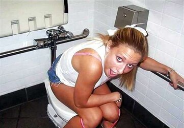 Caught on the loo ( but not weeing ))