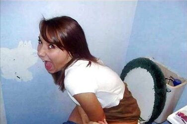 Caught on the loo ( but not weeing ))
