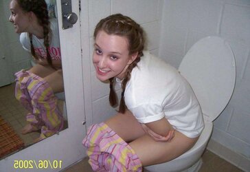 Caught on the loo ( but not weeing ))