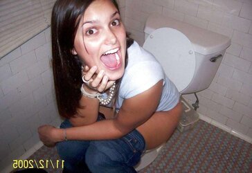 Caught on the loo ( but not weeing ))