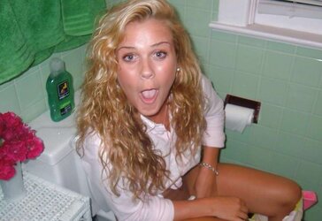 Caught on the loo ( but not weeing ))