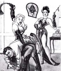 High-Heeled Slippers And Leather