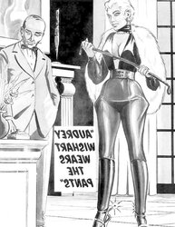 High-Heeled Slippers And Leather